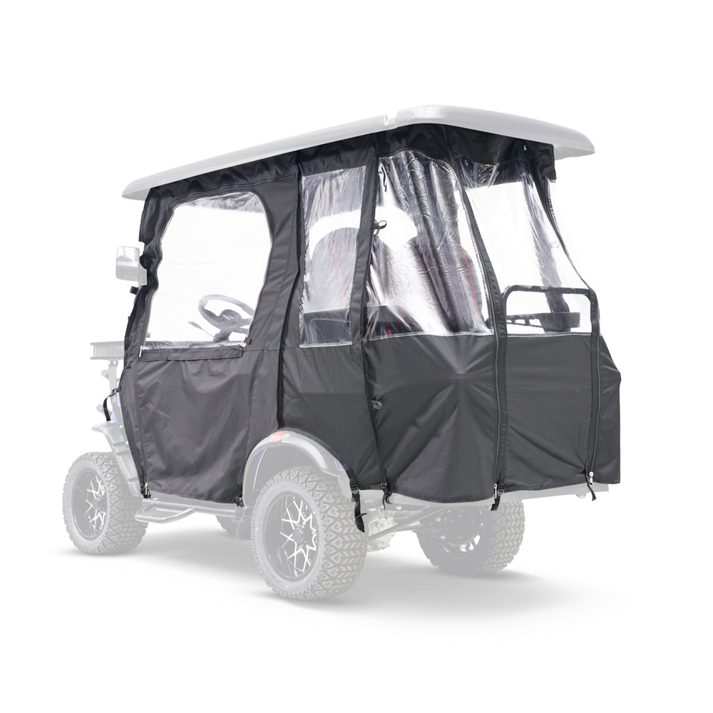 Enclosed Soft Cab, Kandi Golf Cart 4P (Non-Returnable) (New Design)