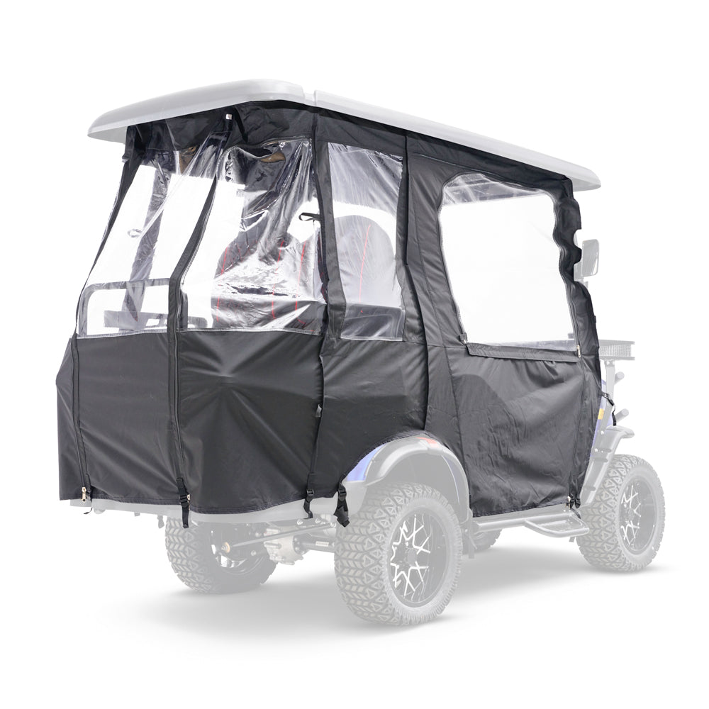 Enclosed Soft Cab, Kandi Golf Cart 4P (Non-Returnable) (New Design)